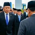 Bambang Soesatyo saat prosesi pelantikan anggota Dewan Pertimbangan Presiden