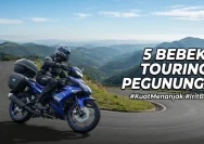 Deretan motor bebek yang digunakan untuk perjalanan touring jarak jauh
