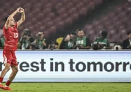 Justin Hubner merayakan kemenangan Timnas Indonesia di FIFA ASEAN Cup 2026