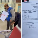 Ketua PCNU Sekadau saat mendatangi gedung KPK untuk melaporkan dugaan politik uang dalam Muktamar NU