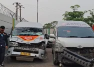 Kondisi lalu lintas di sekitar lokasi tabrakan beruntun di Tol Cipularang