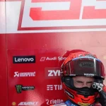 Marc Marquez bersiap mengendarai motor Ducati pada sesi MotoGP Mandalika 2026