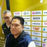 Menteri Pemuda dan Olahraga Erick Thohir memberikan keterangan pers terkait hasil Asian Games 2026.