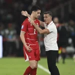 Pemain Timnas Indonesia dan Thailand di lapangan