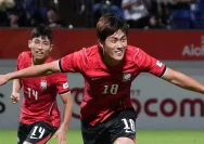 Pemain Timnas Korea Selatan U-23 merayakan kemenangan medali emas Asian Games