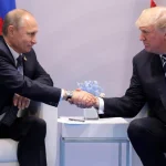 Presiden Amerika Serikat Donald Trump saat memberikan pernyataan resmi terkait kebijakan energi.